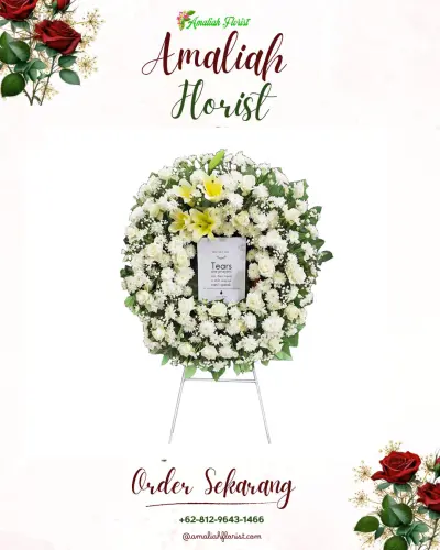 Krans Bunga Duka Cita di Petarangan