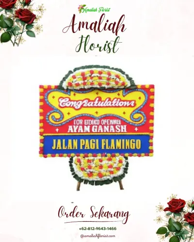 Bunga Papan Congratulation di Petarangan